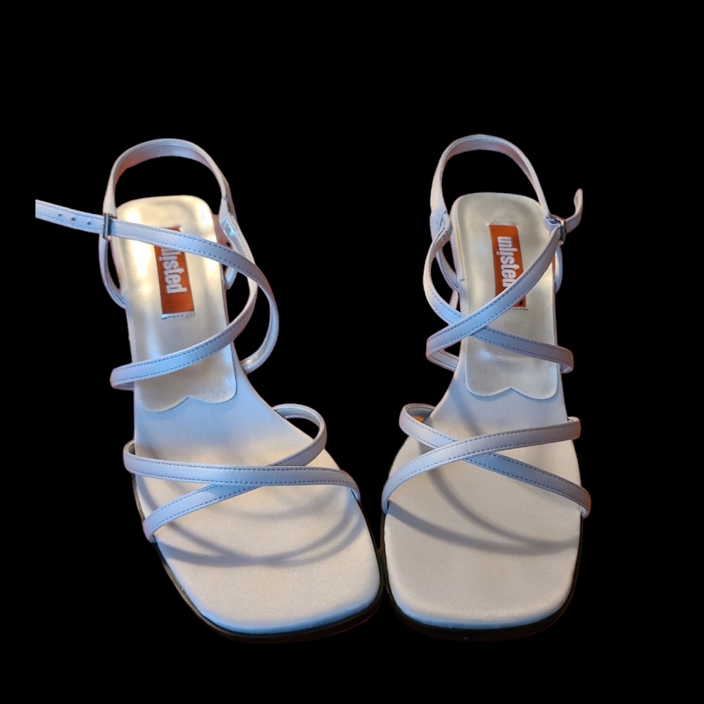 Unlisted silver heels
